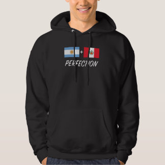 Argentinienfahne Argentinien Peru Mix Herit Hoodie