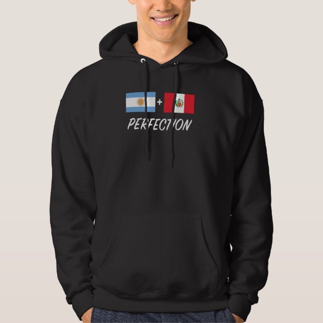 Argentinienfahne Argentinien Peru Mix Herit Hoodie (Vorderseite)