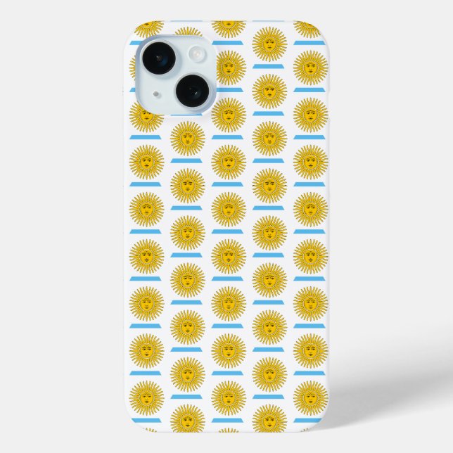 Argentinienflaggenmuster Case-Mate iPhone Hülle (Rückseite)