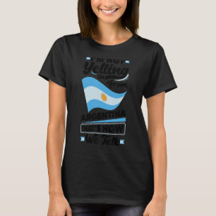 Argentiniens argentinische argentinische Flagge Im T-Shirt