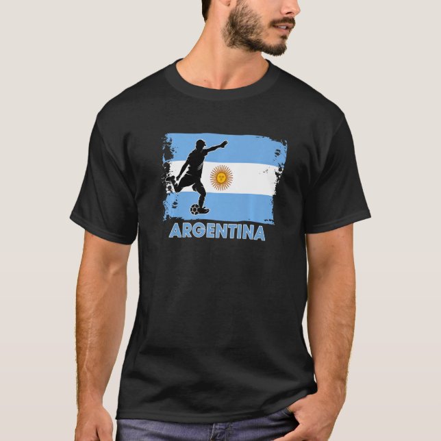 Argentiniens Fußballnationalmannschaft 2022 T-Shirt (Vorderseite)