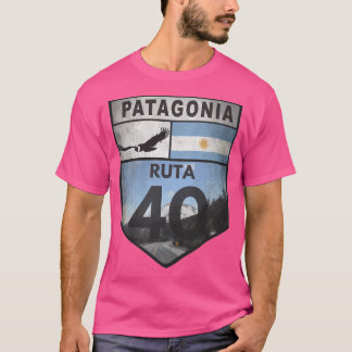 Argentiniens mythische Route signiert. T-Shirt