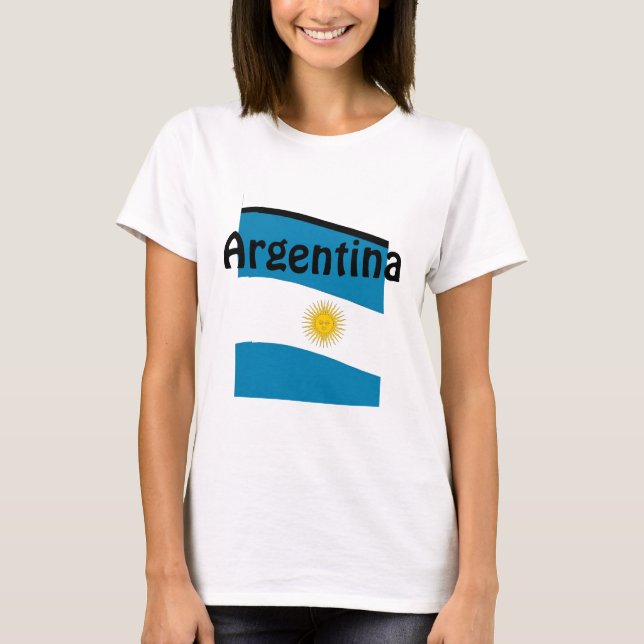 Argentiniens T - Shirt der Frauen (Vorderseite)