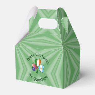 Argentinisch Irisch Amerikanische Flagge Shamrock  Geschenkschachtel