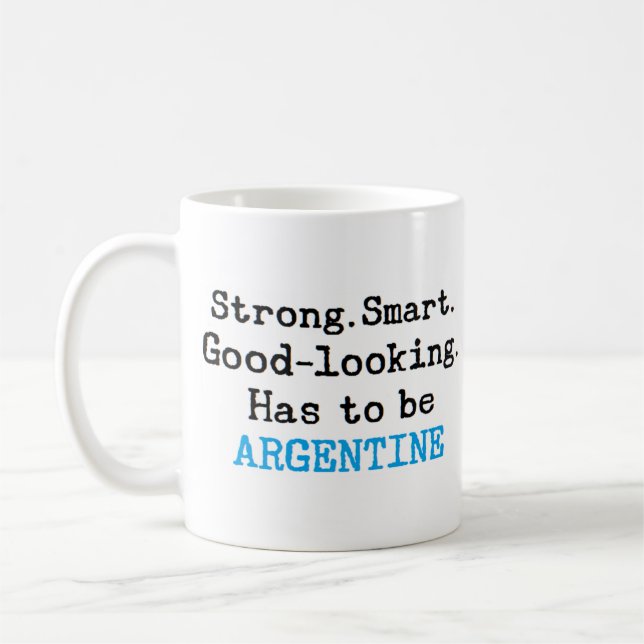 argentinisch stark kaffeetasse (Links)