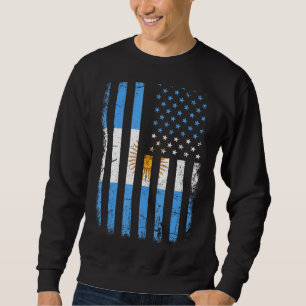 Argentinische Fahne Argentiniischer Roots Argent Sweatshirt