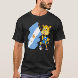 Argentinische Fan-Katze T-Shirt