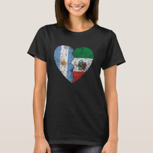 Argentinische Flagge - Argentiniens Herz Mexiko Fl T-Shirt