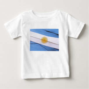 ARGENTINISCHE Flagge Baby T-shirt