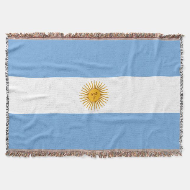 Argentinische Flagge Decke (Vorderseite)