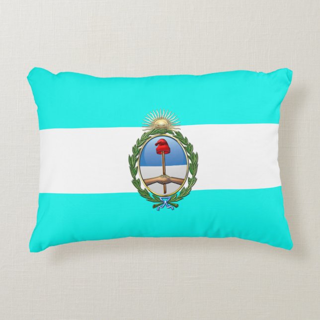 Argentinische Flagge Dekokissen (Vorderseite)