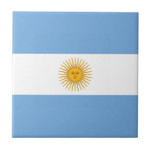 Argentinische Flagge Fliese
