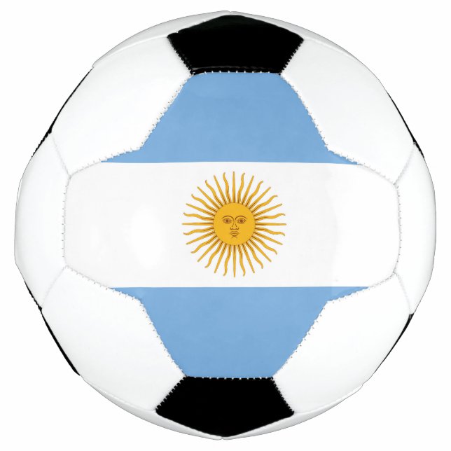 Argentinische Flagge Fußball (Vorderseite)