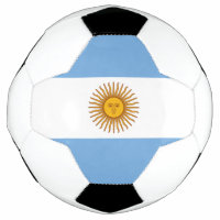 Argentinische Flagge Fußbälle Soccine Argentine Bl