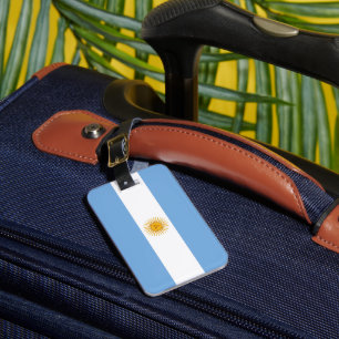 Argentinische Flagge Gepäckanhänger