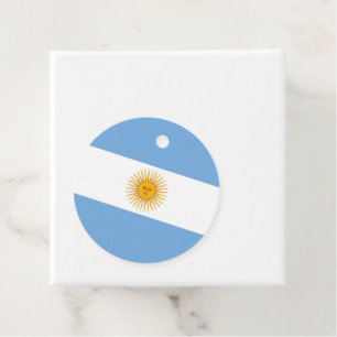Argentinische Flagge Geschenkanhänger