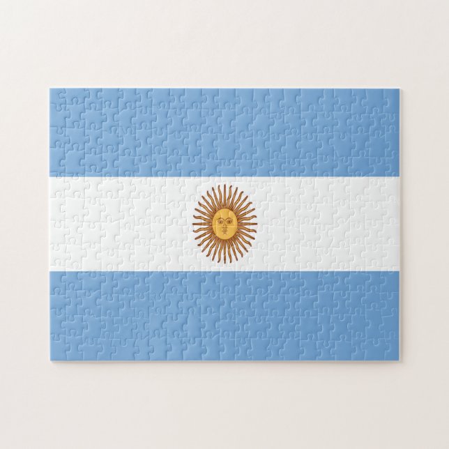 Argentinische Flagge Jigsaw Puzzle (Horizontal)