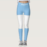 Argentinische Flagge Leggings<br><div class="desc">Dieses Produkt verfügt über eine nationale Flagge verteilt auf die Vorder-und Rückseite,  die sich von der Masse abheben würde. Die Wörter können so geändert werden,  dass sie Ihren eigenen Bedarf Anzug geben. Bist du kühn oder patriotisch genug,  um sie zu tragen?</div>