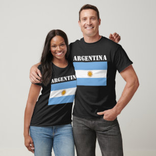 Argentinische Flagge Meisterschaft Fußball T-Shirt