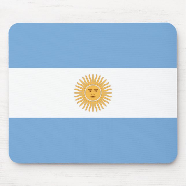 Argentinische Flagge Mousepad (Vorne)