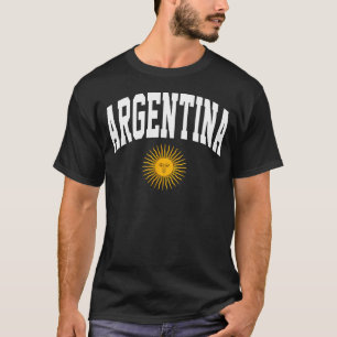 Argentinische Flagge Nationaler Stolz Sportfans T-Shirt