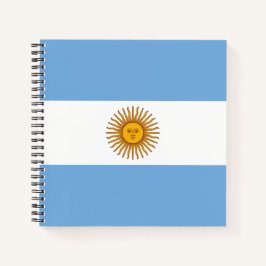 Argentinische Flagge Notizbuch