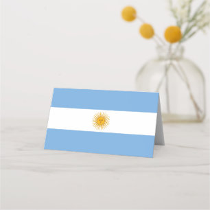 Argentinische Flagge Platzkarte