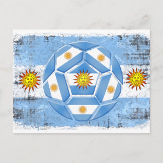 Argentinische Flagge Postkarte