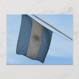 argentinische Flagge Postkarte