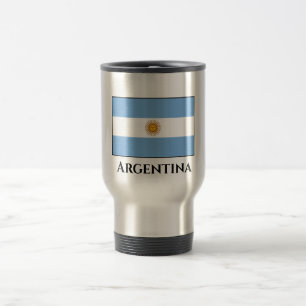 Argentinische Flagge Reisebecher