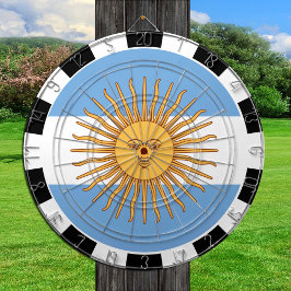 Argentinische Flagge/Spielbrett Dartscheibe