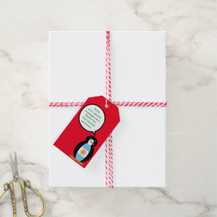 Argentinische Flagge sprechende Ms-Pinguin Geschenkanhänger