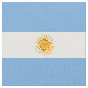 Argentinische Flagge Stoff