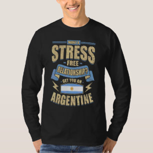 Argentinische Flagge Stolze Argentinier Männer & F T-Shirt