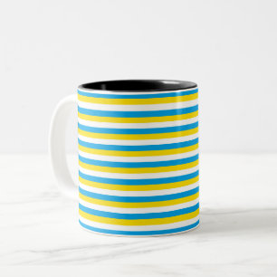 argentinische Flagge Streifen Land Symbol blau wei Zweifarbige Tasse