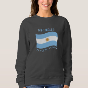Argentinische Flagge Sweatshirt