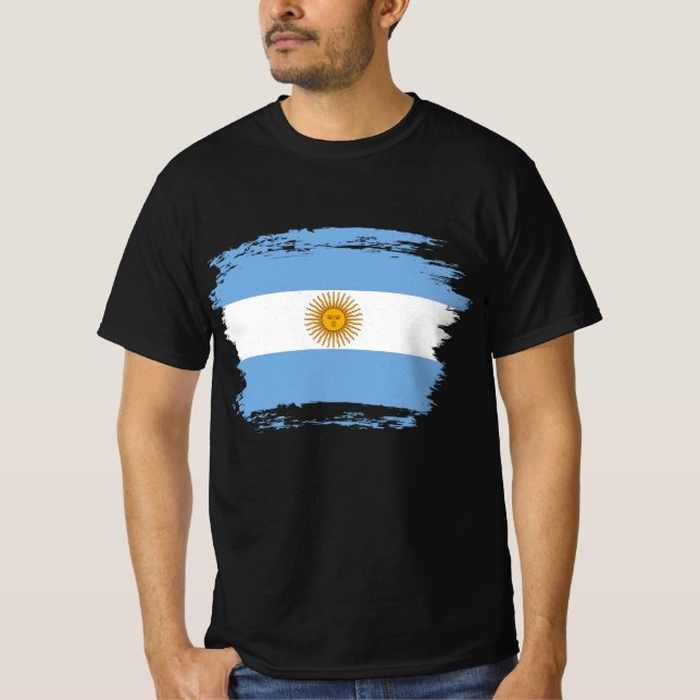 Argentinische Flagge T-Shirt (Vorderseite)
