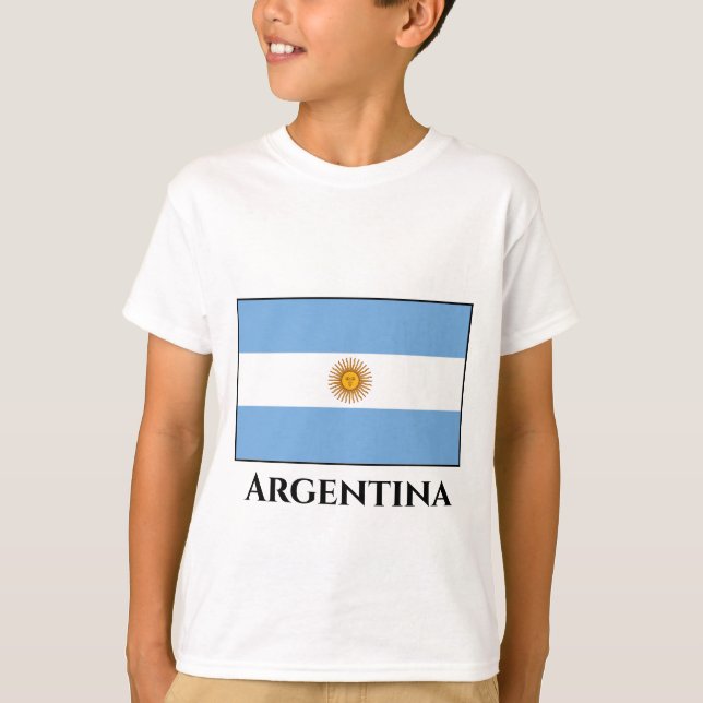 argentinische Flagge T-Shirt (Vorderseite)