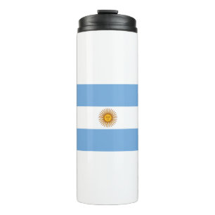 Argentinische Flagge Thermosbecher