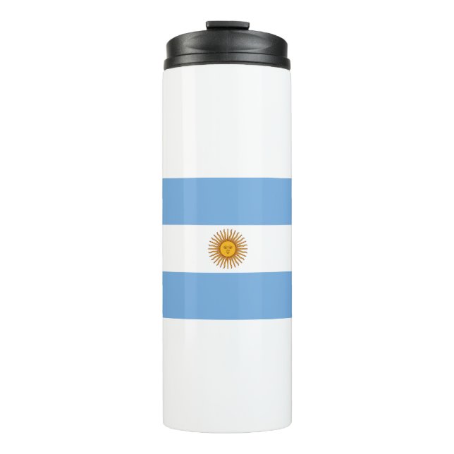 Argentinische Flagge Thermosbecher (Vorderseite)