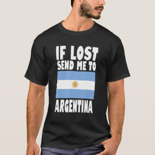 Argentinische Flaggen-Design Wenn verloren, schic T-Shirt