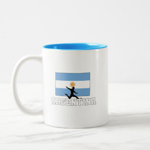 Argentinische Fußballnationalmannschaft Zweifarbige Tasse