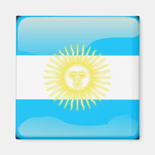 Argentinische glatte Flagge Magnet