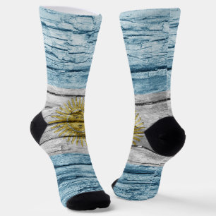 Argentinische Holzflagge Socken