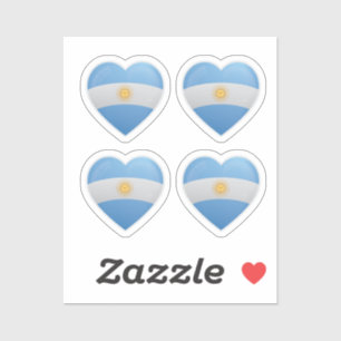 Argentinische Liebe Aufkleber