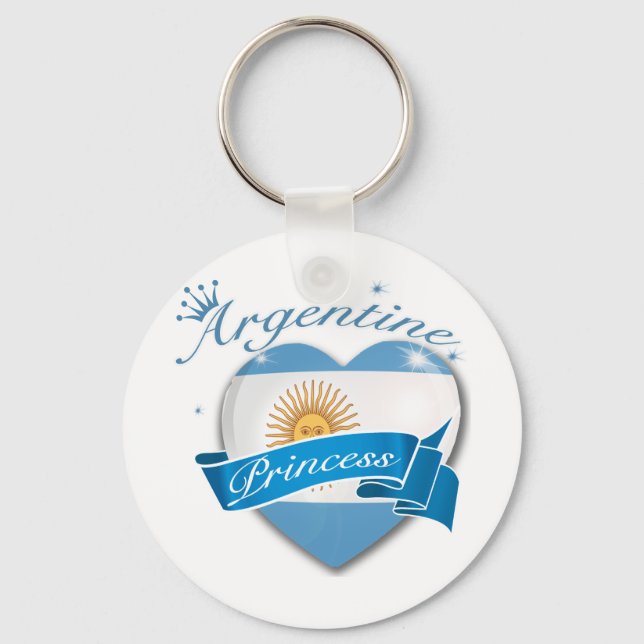 Argentinische Prinzessin Schlüsselanhänger (Vorderseite)