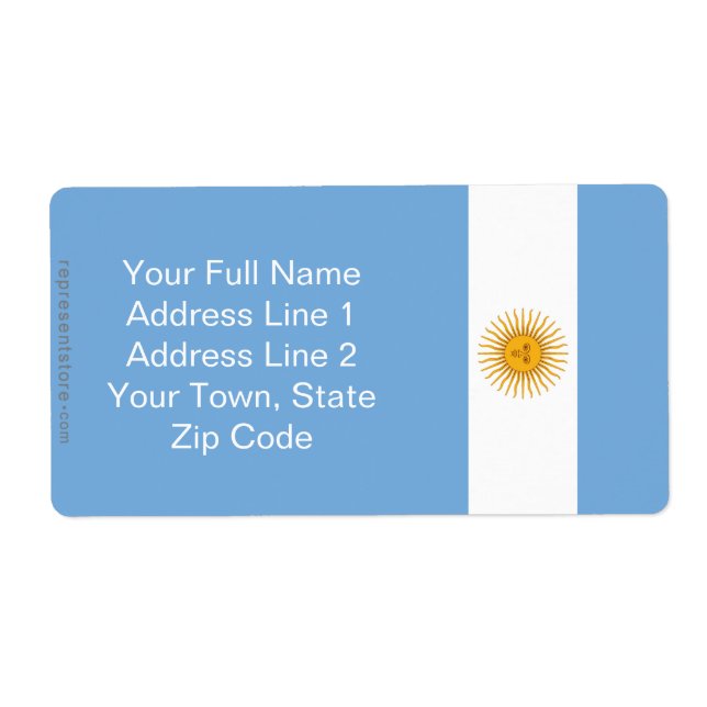 Argentinische Schlichte Flagge (Vorne)