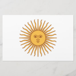 Argentinische Sonnenstation Briefpapier