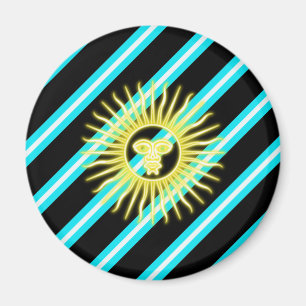 Argentinische Streifenflagge Magnet