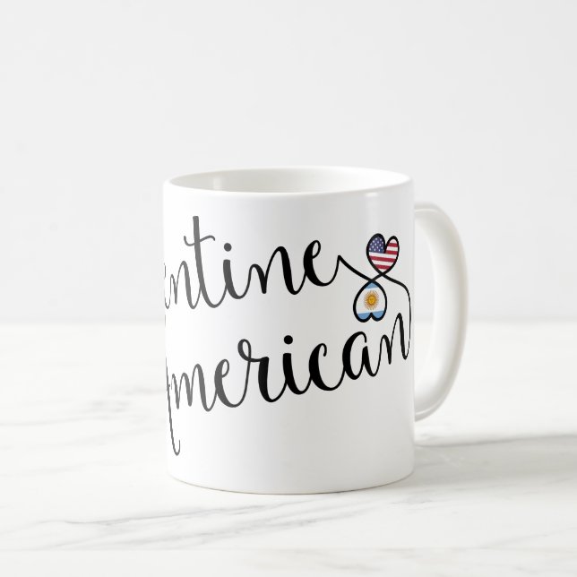 Argentinische Tasse der Entwinnhörer (VorderseiteRechts)